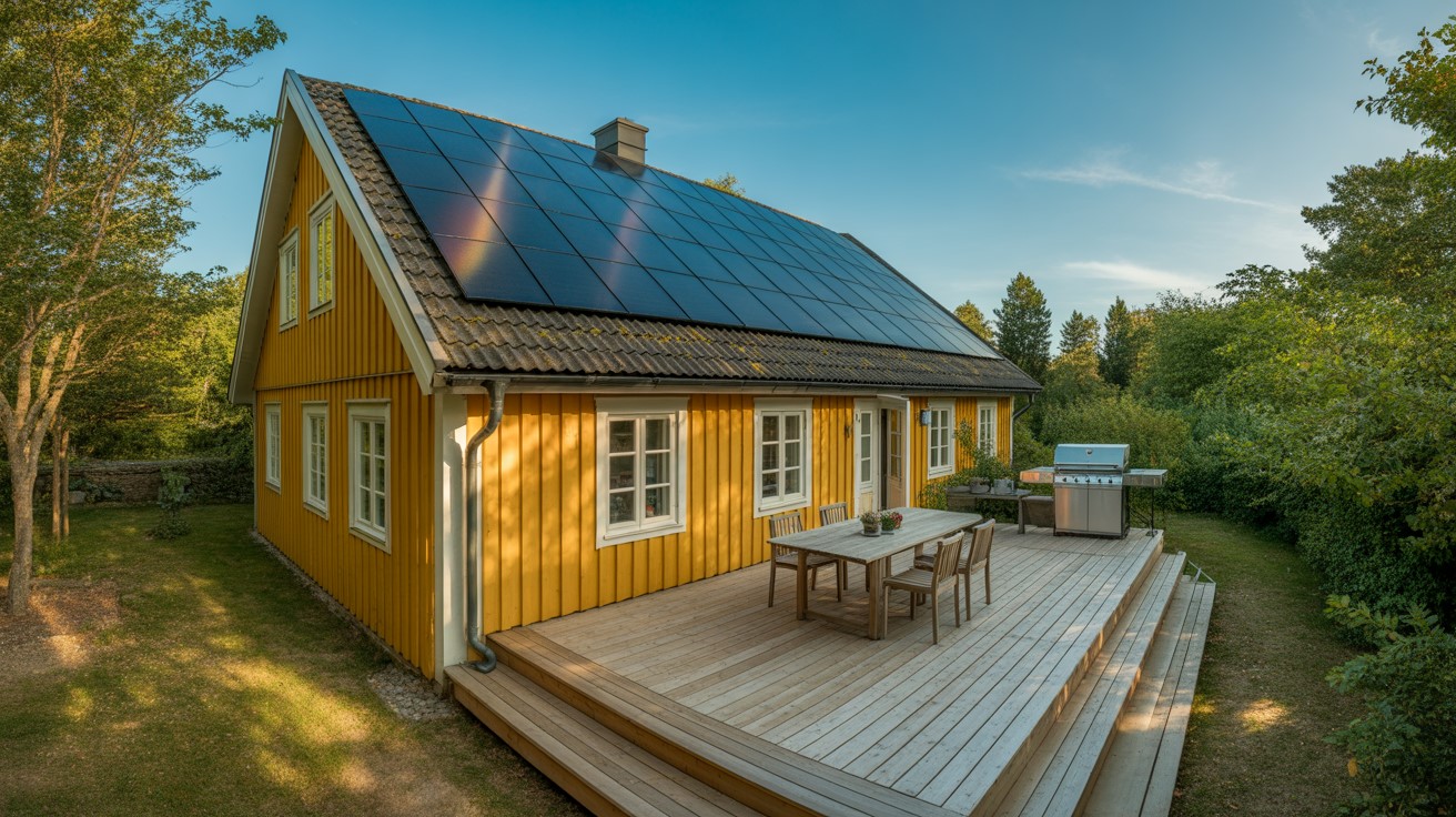 Installera Solcellspaneler Solfångare