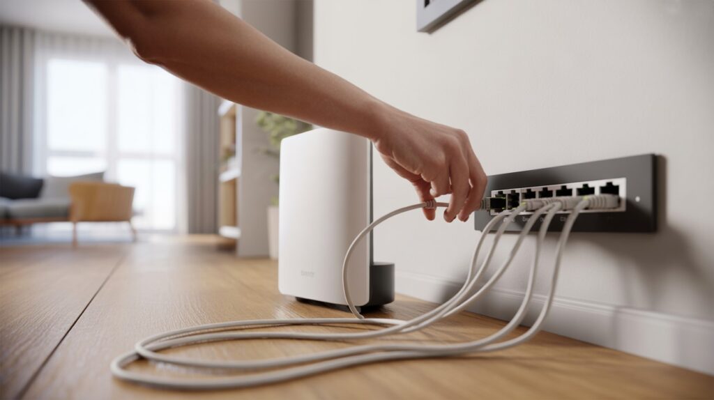 telekom fiber natverksinstallation