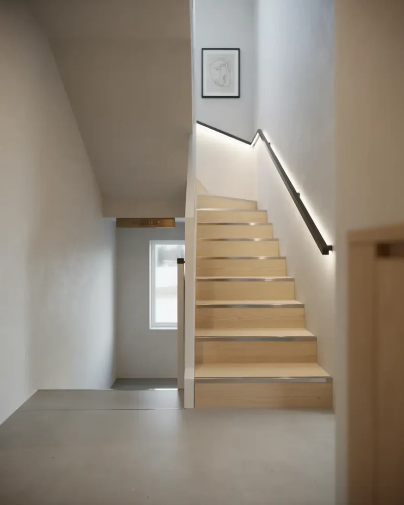renovering av trapphusbelysning med led i brandbergen vendels